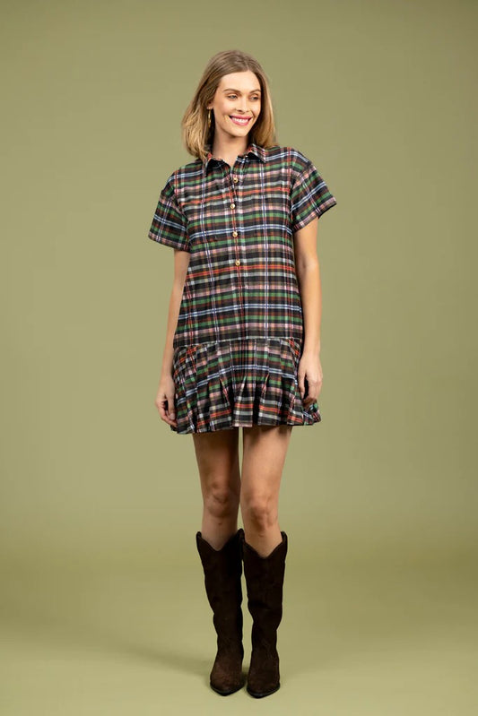 Smith & Quinn Aspen Dress-Stockholm Plaid