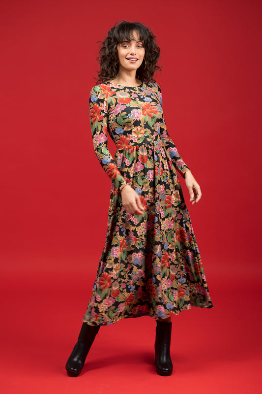 Smith & Quinn Clover Dress-Midnight Petals