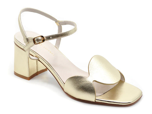 Koko + Palenki Sphere Sandal-Gold Metallic