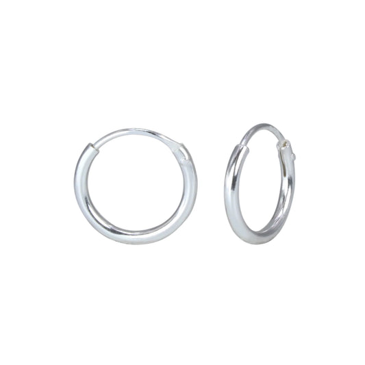 Cherished Moments Sterling Silver Hoops 10mm