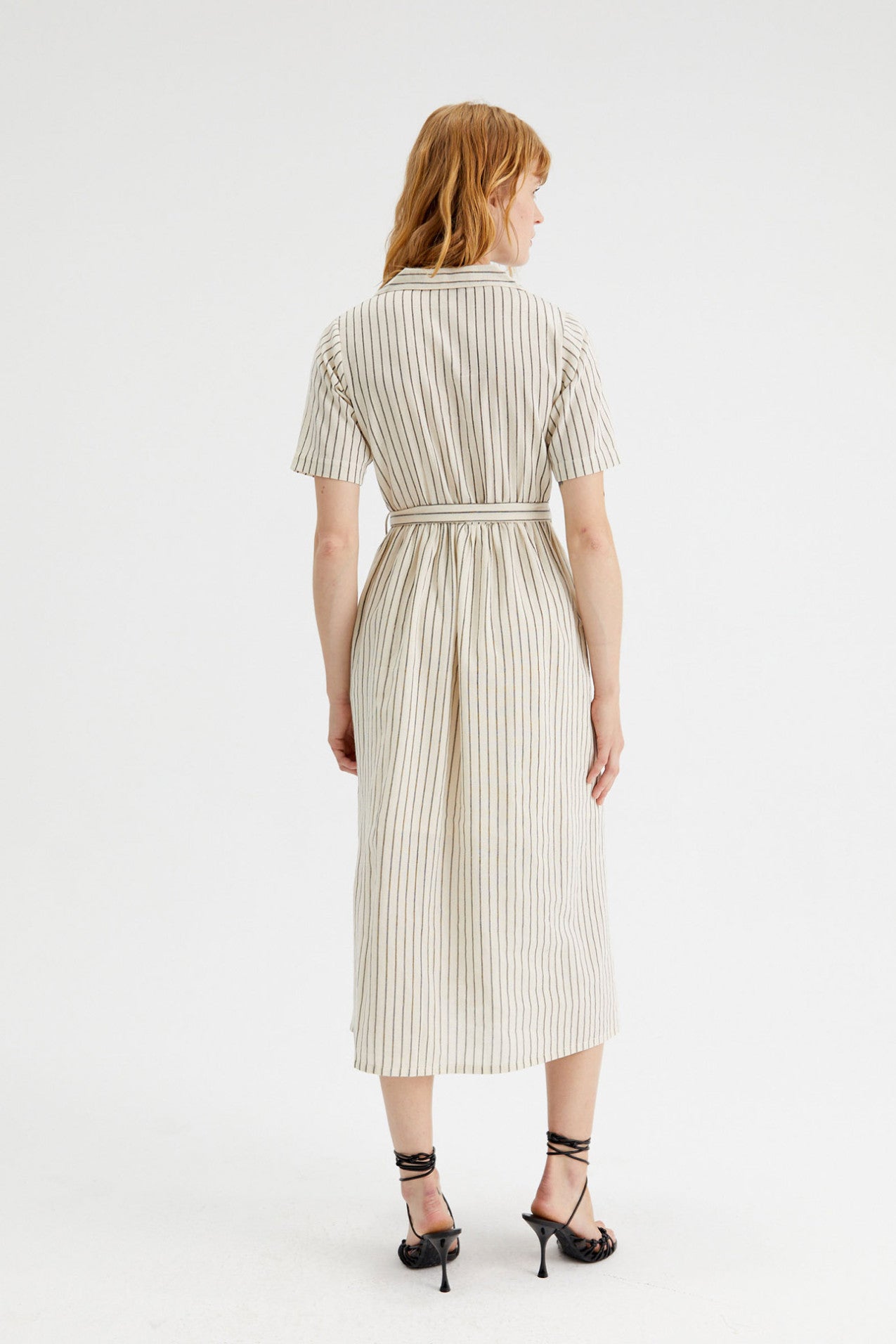 Pin Stripe Shirt Dress