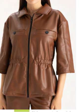 Isle Stud Jacket-Chestnut