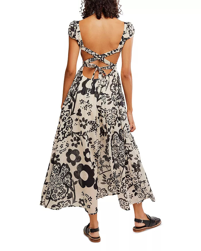 Free People Ultraviolet Dress-Bright White Combo