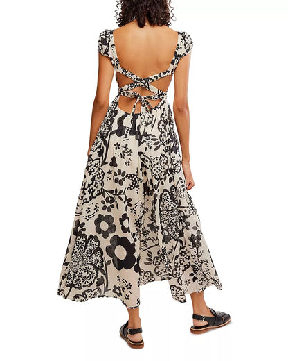 Free People Ultraviolet Dress-Bright White Combo