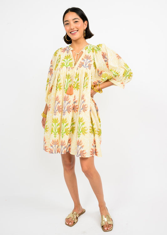 Uncle Frank Breezy Block Print Dress