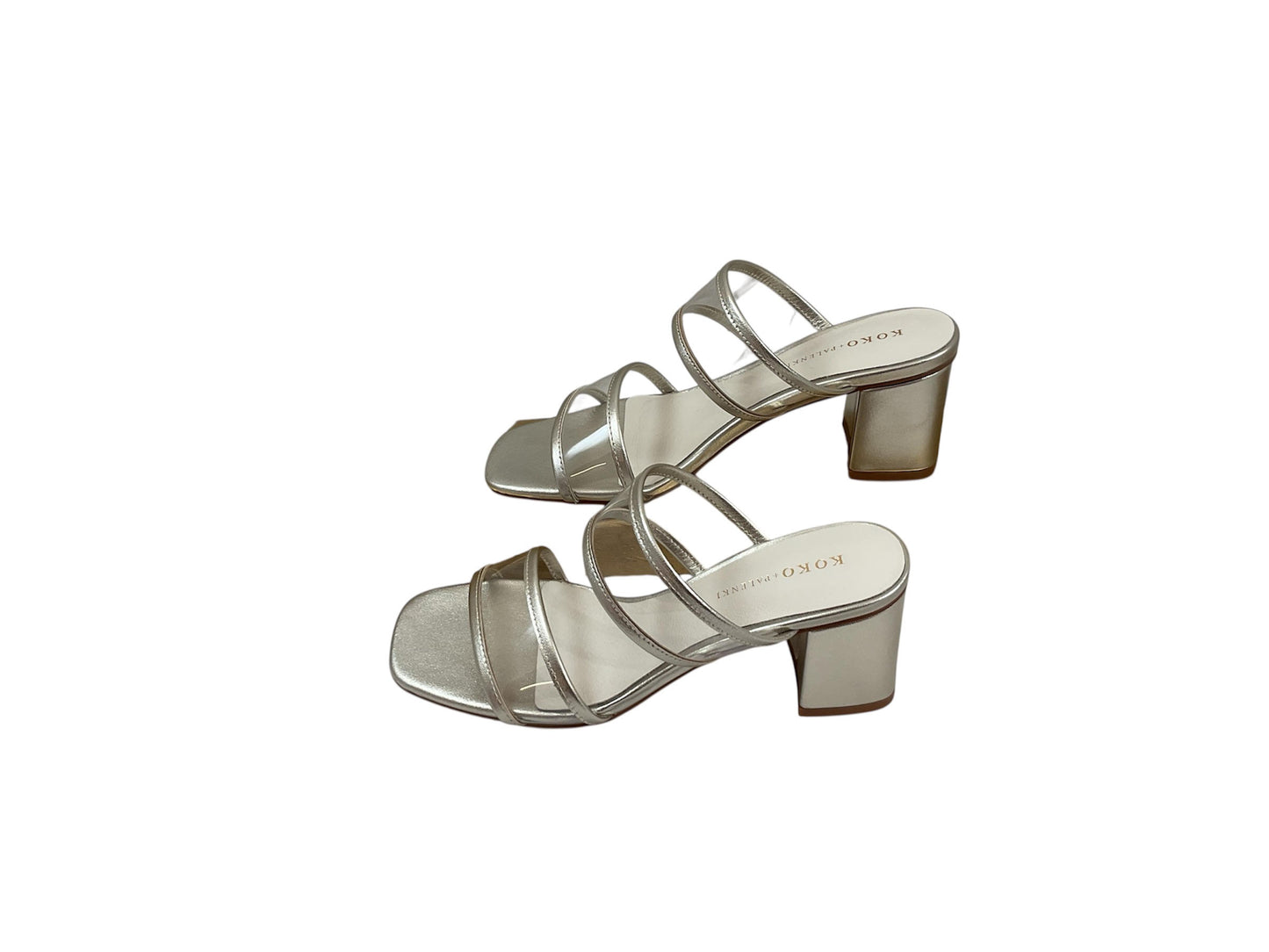 Koko Talo Sandal-Gold Metallic Fabric