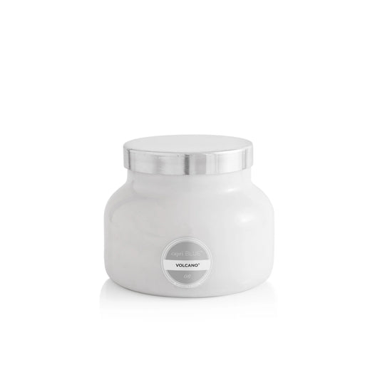 Capri Blue Signature White Jar Candle-Volcano