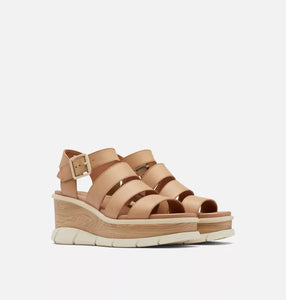 Sorel Joanie III Ankle Strap Wedge in Beige