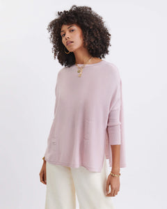 Catalina Sweater in Light Pink