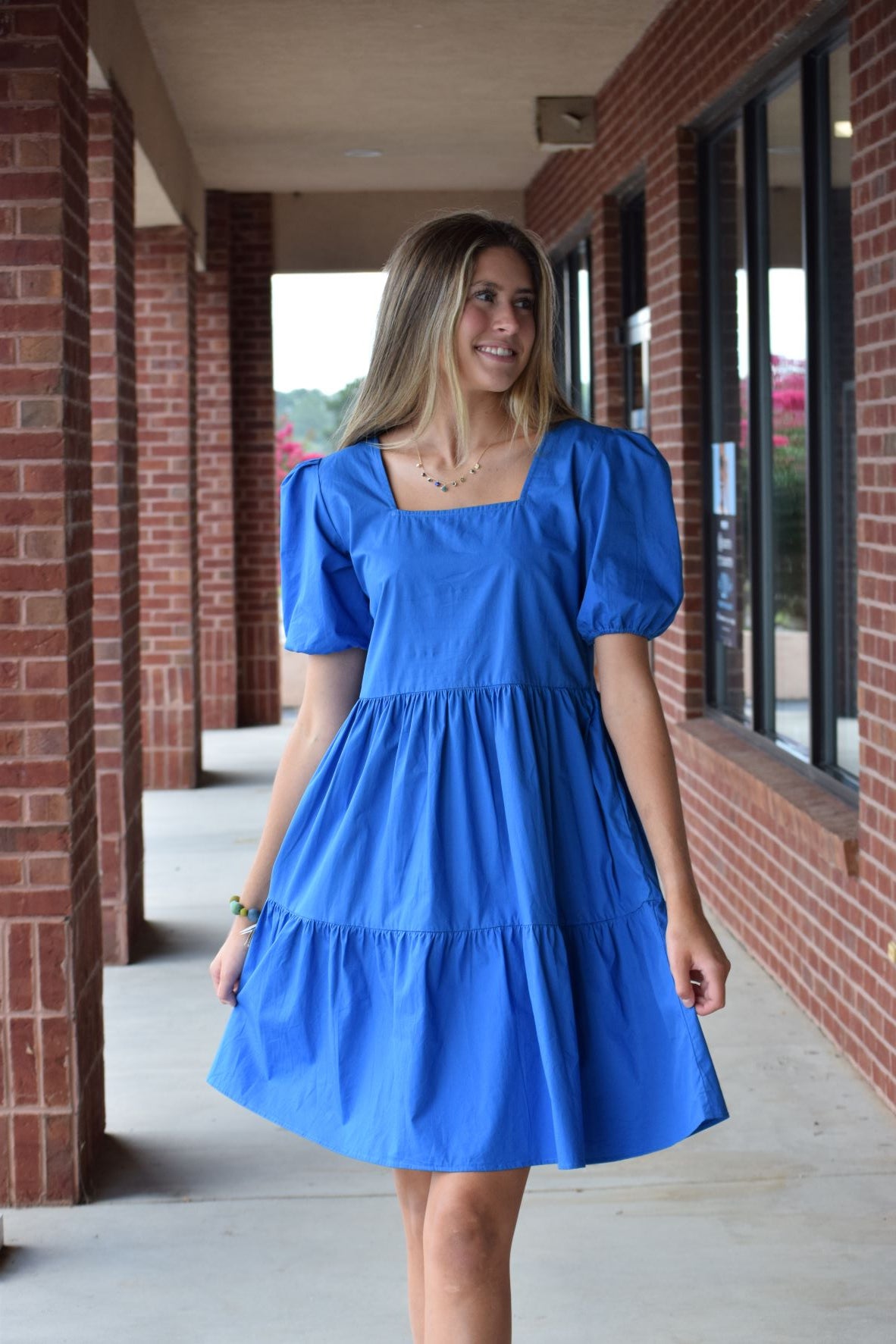 Maude Mia Dress in Royal Blue