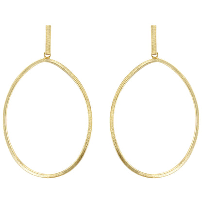 Sheila Fajl Twisted Oval Hoops
