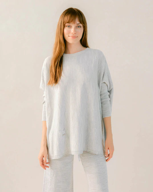 Catalina Sweater in Ash Grey