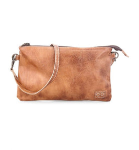 Bedstu Arena Crossbody/Clutch in Tan Rustic
