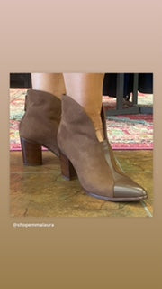 Chocolat Blu Bonita Boot in Brown Nubuck