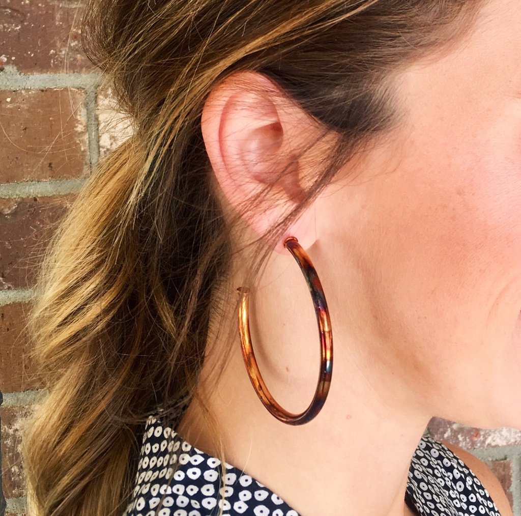 Sheila Fajl Everyone's Favorite Burnished Large Hoops