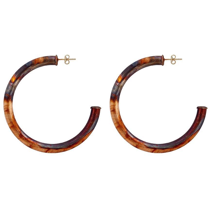 Sheila Fajl Everyone's Favorite Small Antiqued Hoops