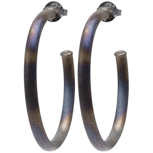 Sheila Fajl Everyone's Favorite Burnished Large Hoops