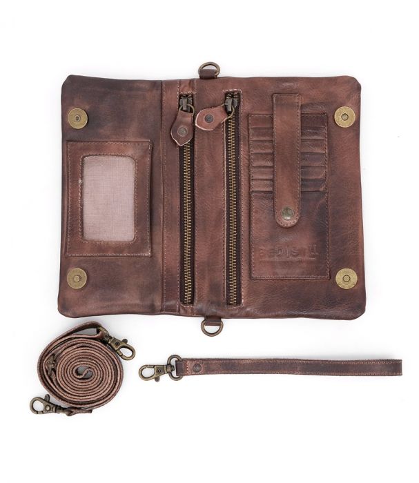 Bedstu Cadence Crossbody Handbag in Teak Rustic