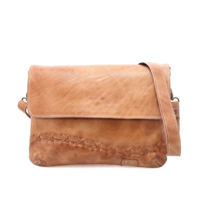 BedStu Cleo Handbag in Tan Rustic