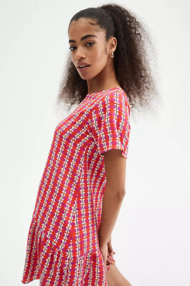 Zambeze Geometric Print Dress