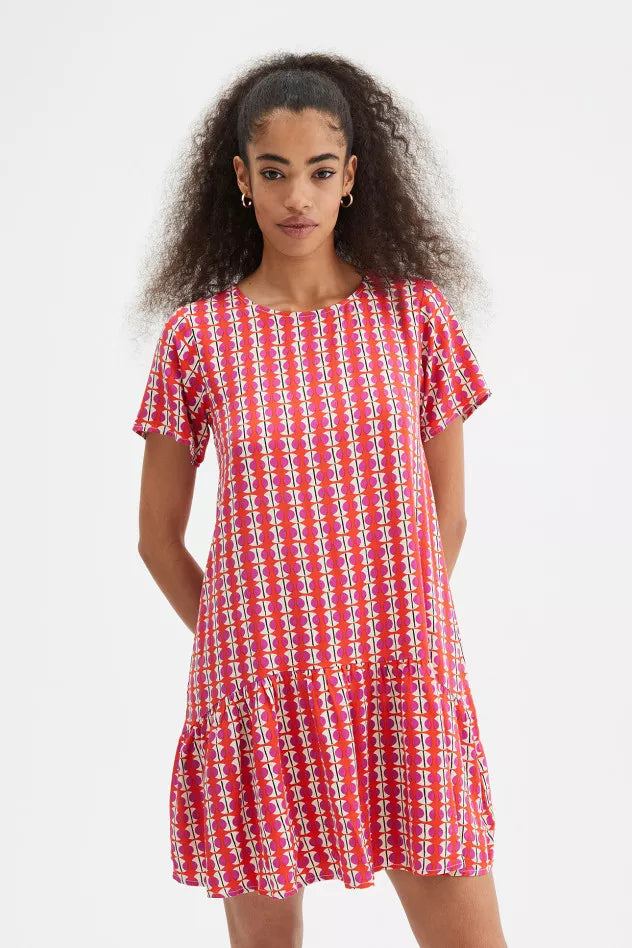 Zambeze Geometric Print Dress