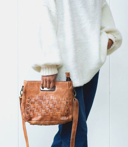 Bedstu Keiki Handbag in Tan Dip Dye