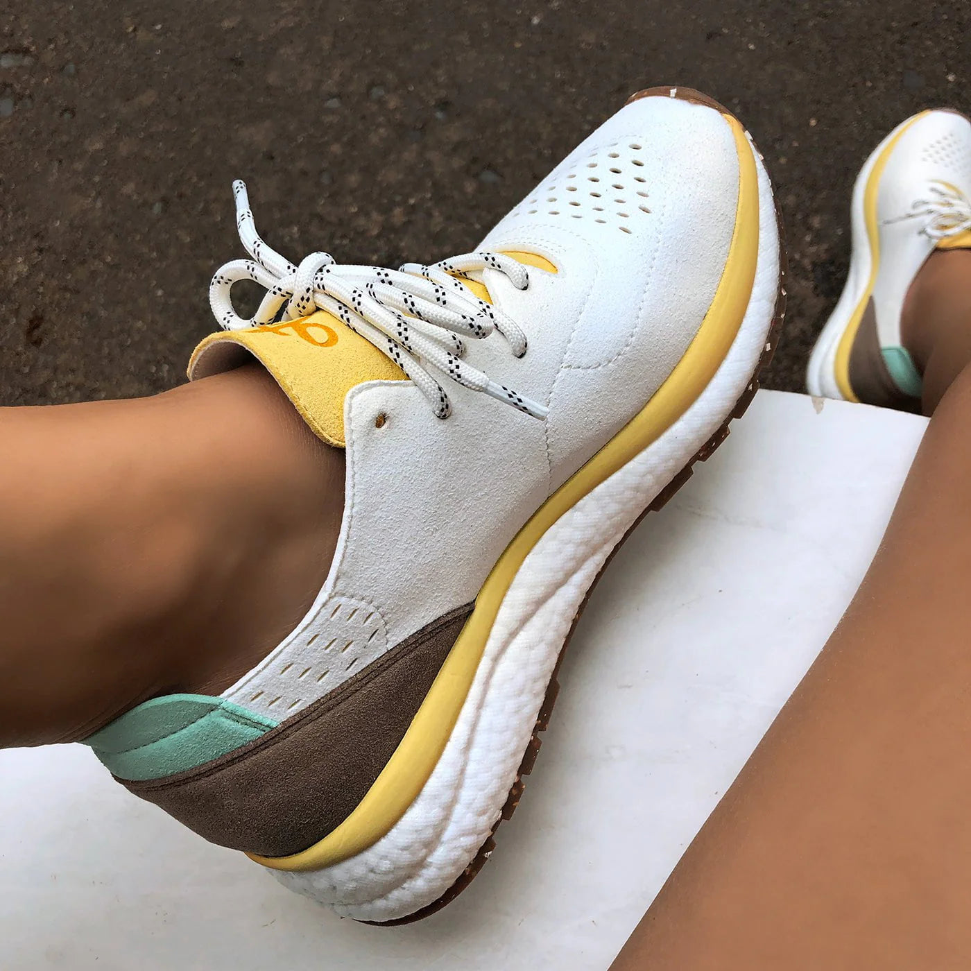 OTBT Free Sneaker in Canary