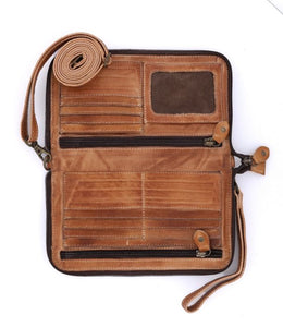 Bedstu Templeton 2 Crossbody in Tan Rustic