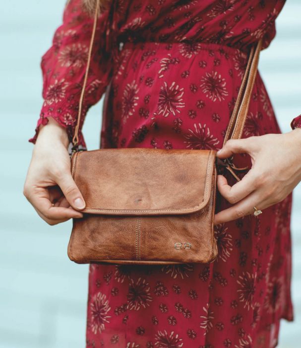 Bedstu Ziggy Crossbody in Tan Rustic